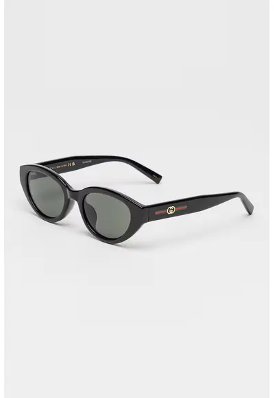 Ochelari de soare cu lentile ovale - Negru