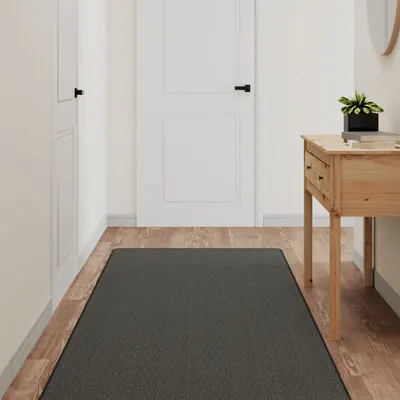 Gossi covor traversa aspect sisal, antracit, 80x250 cm