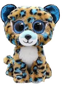 Jucărie de pluș TY Toys Beanie Boos - LeopardCobalt, 15 cm