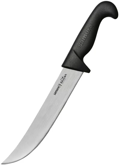 Cuțit sârbesc pentru filetat pește Samura - Sultan Pro Pichak, 21.3 cm, mâner negru