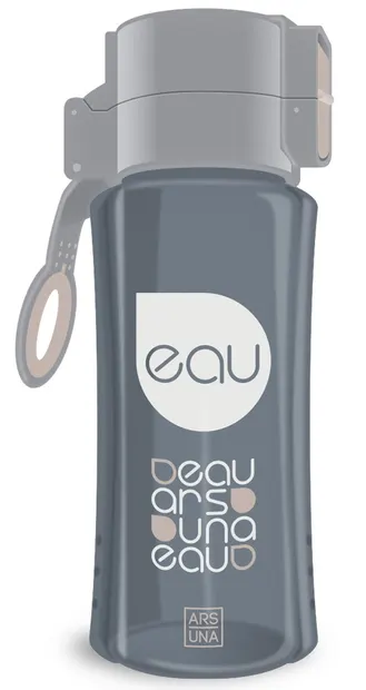 Sticlă de apă Ars Una - Gri, 450 ml