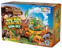 Set educațional Nikola Tesla - Habitat de safari, 11 piese