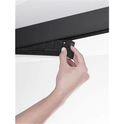Sistem iluminat pe sina BREDA MAGNETIC Nisipiu Negru Aluminiu 9W DC48V Philips 494Lm >90 3000K IP20