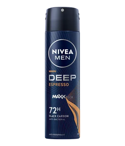 Deodorant spray pentru barbati Deep Espresso Black Carbon, 150ml, Nivea