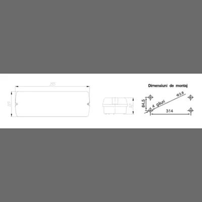 Slid-02-66led 4000k H55 1000lm Dol Dali