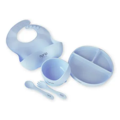 Set Diversificare Din Silicon Nurio , 5 Piese, Albastru
