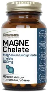 Magne Chelate, 500 mg, 60 capsule, Herbamedica