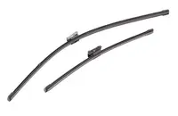 Set stergatoare parbriz VALEO SILENCIO X.TRM FLAT BLADE SET 574474, lungime 600 mm, 380 mm, fara carcasa, cu spoiler