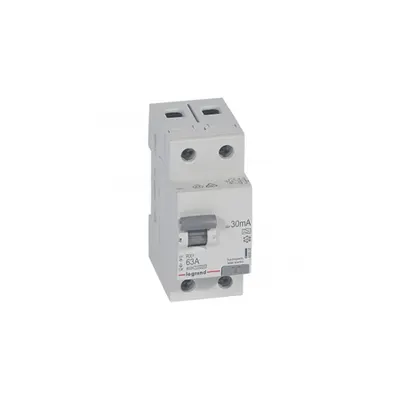 Intrerupator diferential RCD RX³ - 2P 230 V~ - 63 A - 30 mA - tip A