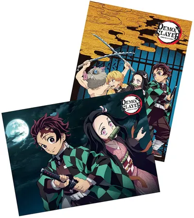 GB eye Animation: Demon Slayer - set de mini postere pentru grup și duo