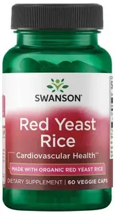 Red Yeast Rice, 600 mg, 60 capsule, Swanson