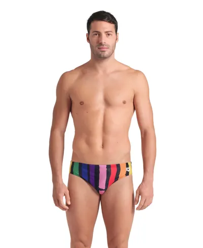 Slip de baie Arena Painters Stripe Swim Briefs