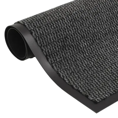 vidaXL Covoraș cu smocuri, antracit, 60x150 cm