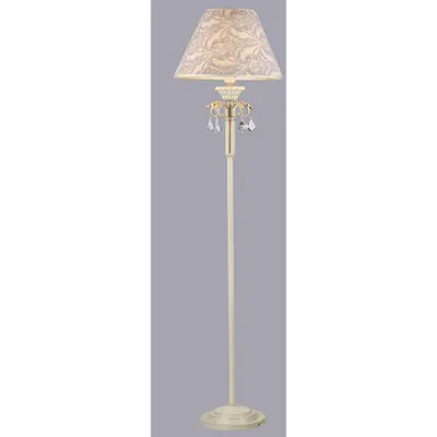 Lampa de podea Elegant Velvet 1 bec,dulie E27,230V,Diam. 44cm ,H165cm,Auriu-alb