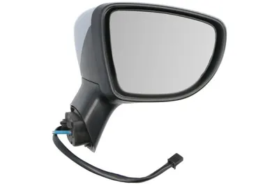 Oglinda laterala dreapta electric, convex, cu incalzire, grund, semnalizator, cu senzor temperatura potrivit RENAULT CAPTUR I, CAPTUR II 06.17