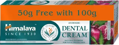 Himalaya Dental Cream Pastă de dinţi, 100 + 50 g