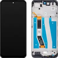 Display cu Touchscreen Motorola Moto G14, cu Rama, Negru (Steel Gray), Service Pack 5D68C23075