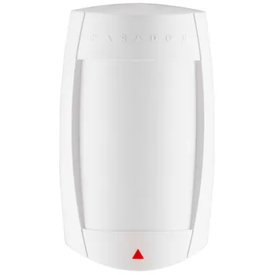 Detector de miscare dual PIR Paradox Digigard DG75+, 11x11 m, 90 grade, Digital Shield, pet immunity