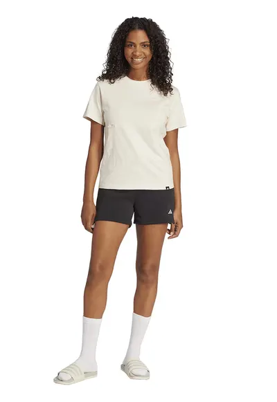 Pantaloni scurti de trening cu doua buzunare - Alb/Negru