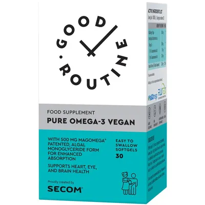 Pure Omega-3 Vegan 30cps moi Secom