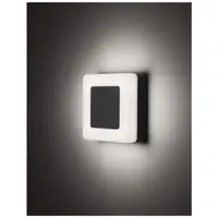 Aplica TUNE Nisipiu Negru Aluminiu & Acrylic LED 9 Wat 620Lm 3000K, 00-240 Volt 50Hz Beam 115 degrees -IP65-