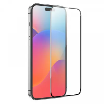 Folie de protectie Ecran HOCO G16 pentru Apple iPhone 15 Pro Max, Sticla Securizata, Full Glue, 5D, Neagra