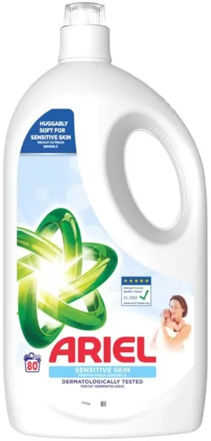 Detergent lichid Ariel - Sensitive, 80 spălătorie