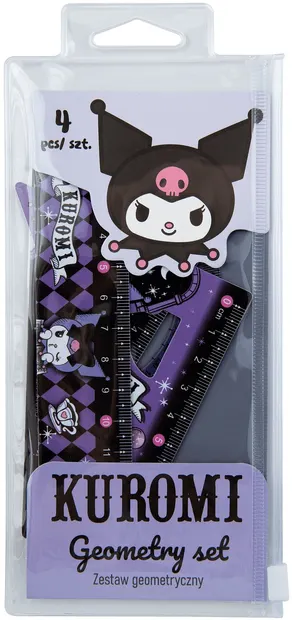 Set de instrumente de desen Cool Pack Kuromi - 4 piese