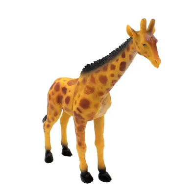 Figurină replică, Deluxebase, animal girafă, culoarea galben, 25 cm