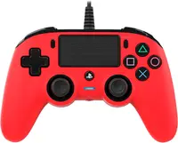 Controller Nacon - Wired Compact, rosu (PS4/PC)