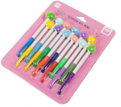 Pixuri cu gel colorate Eurekakids - 12 bucăți, cu aroma