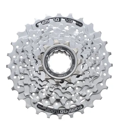 Bloc de pinioane pe caseta Shimano CS-HG51, 8 viteze, 11-13-15-17-19-21-24-28T
