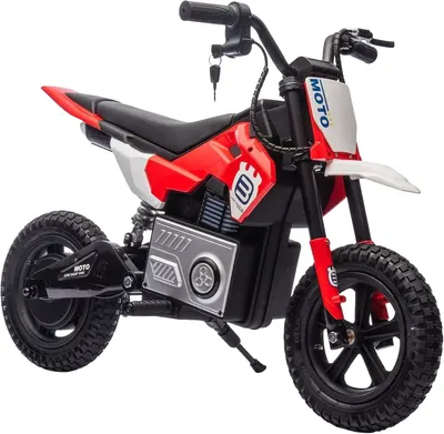 Motocicletă electrică cu baterie Ocie - Moto, rosu