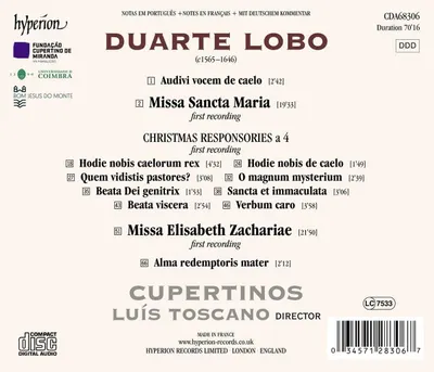 Duarte Lobo: Masses, Responsories & Motets