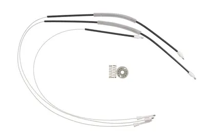 Set reparatie macara geam spate stanga potrivit VW GOLF 5 2003-2009 - (cabluri)