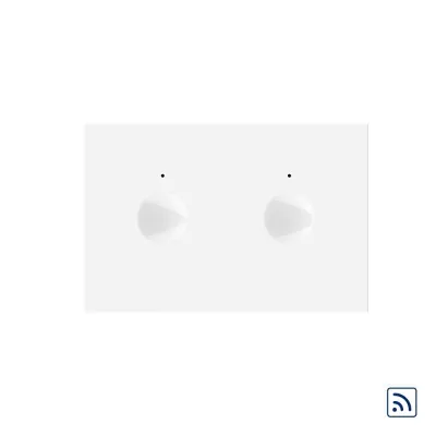 Modul intrerupator dublu wireless cu touch Livolo standard Italian, Serie noua