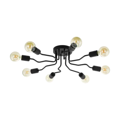 Lampa tavan ORAZIO negru 220-240V,50/60Hz
