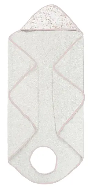 Prosop cu glugă Bimbidreams - Niza Duo, 100 x 100 cm, White/Purple