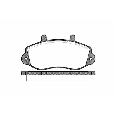 Set placute frana, frana disc REMSA 0677.00