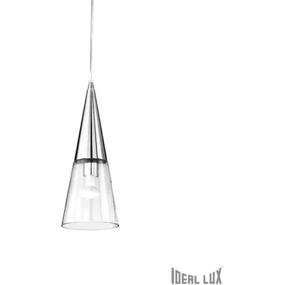 Lustra Cono, 1 bec, dulie E14, D:150mm, H:380/1200mm, Crom