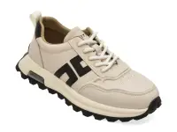 Pantofi sport GRYXX albi, 61908, din piele naturala