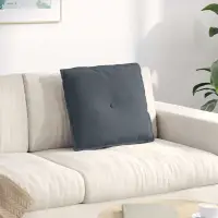 vidaXL Perna pentru spate Gri închis 50 x 45 cm Țesătură din corduroy