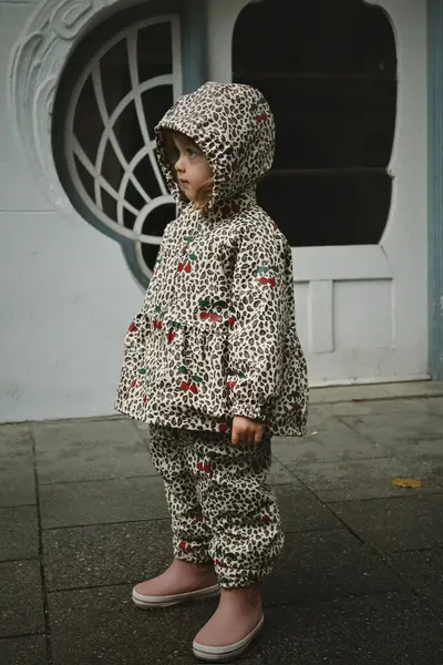 Konges Sløjd salopetă pentru copii RAINY PALME SET GIRL