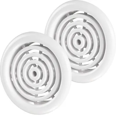 Set 2 grile usa diam 50mm, ABS - cercuri concentrice