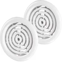 Set 2 grile usa diam 50mm, ABS - cercuri concentrice