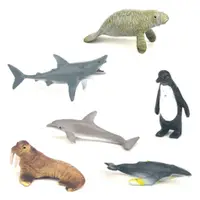 Set de figurine Rappa - Animale marine, 6 buc. , 4-9 cm