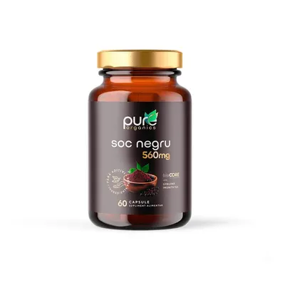Soc negru – Imunitate si protectie - 60cps PureOrganics