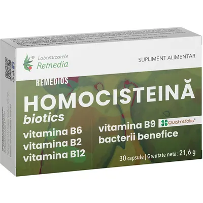 Remedios Homocisteina Biotics 30cps