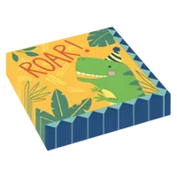 Servetele petrecere dinozauri roar 33x33 cm
