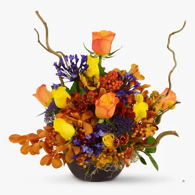 Aranjament floral cu trandafiri
